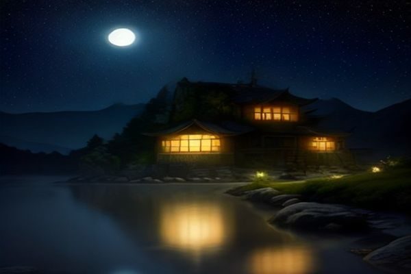 深夜氛围感动漫观看场景，手机屏幕发出蓝紫色光芒照亮黑暗房间，营造沉浸式艳母动漫观看体验